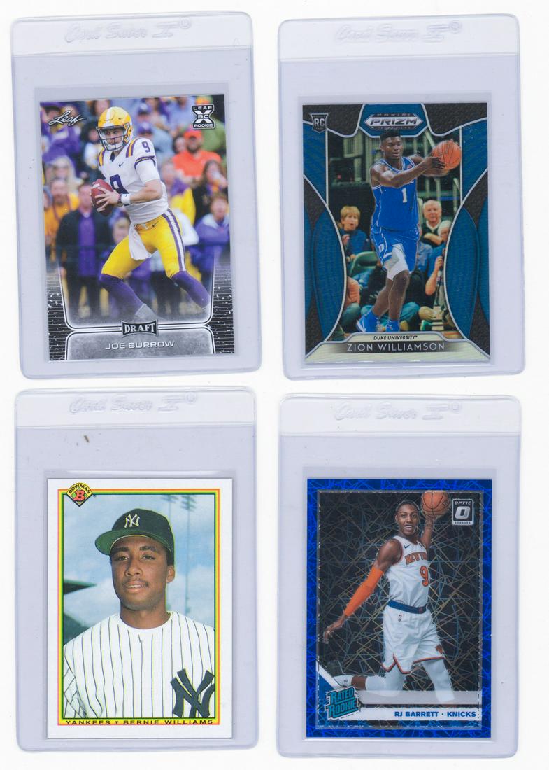 Rookie Cards Burrow, Barrett and more (4) (1 of 2)