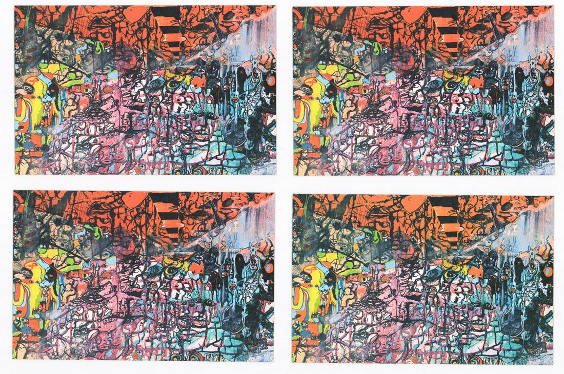 John Lennon For Variety Club XMAS Cards (4): John Lennon for Variety Club vintage holiday cards (4). They measure 4.5625 in. x 7.375 in. Not a facsimile or reproduction. Unused, EX+/NrMt. Provenance: Estate of Russell Johanson, Ravenna Rare Book