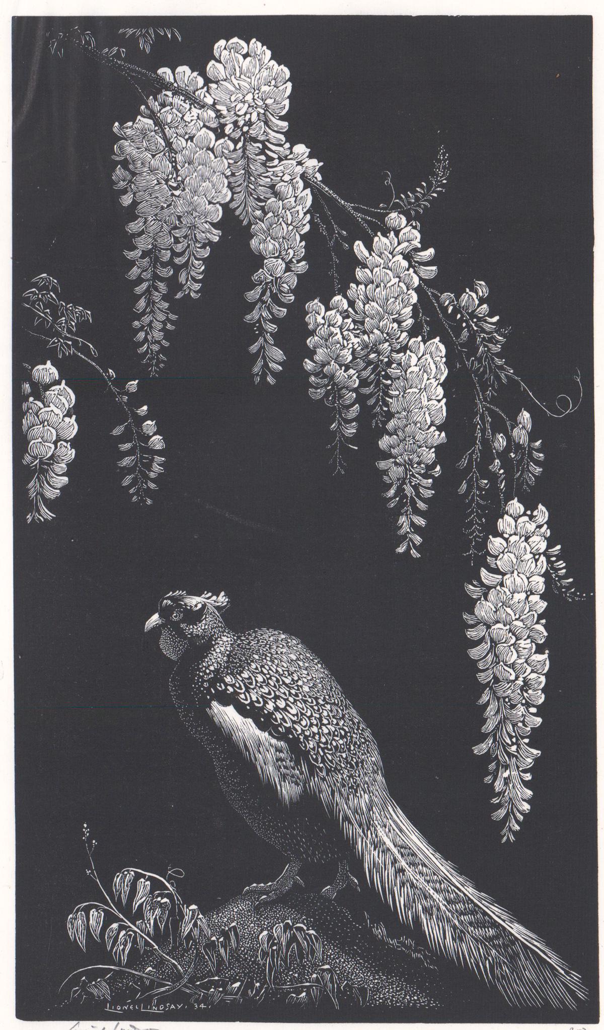 Lionel Lindsay Wood Engraving Signed 1/200 (1 of 8)