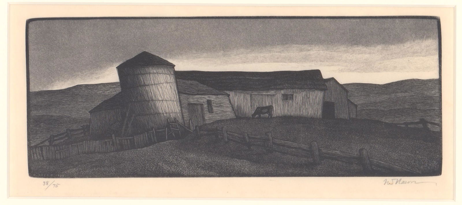 Thomas Nason 2 Color Wood Engraving (1 of 5)