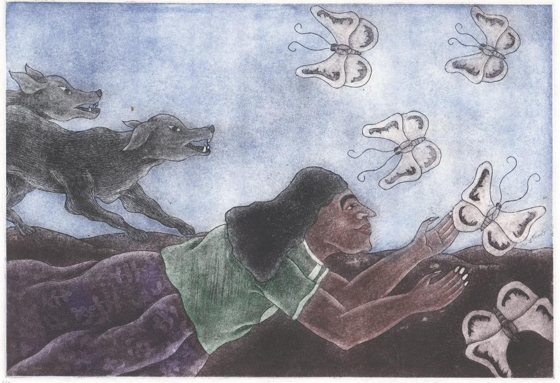 Enrique Flores (Mexico) Signed Aquatint (1 of 5)