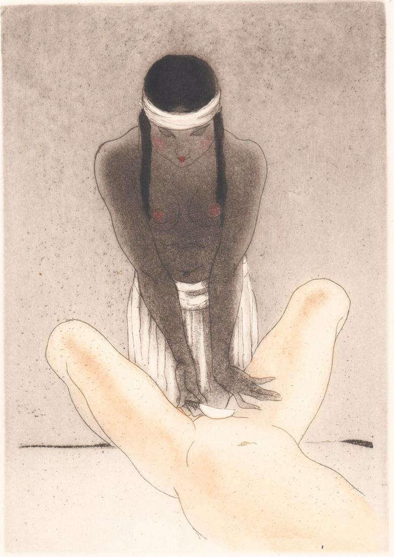 Louis Icart Signed Color Etching (1 of 4)