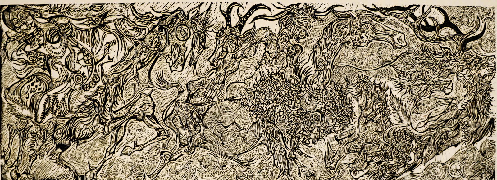 Jay Rummel Signed, Numbered Woodcut (1 of 6)