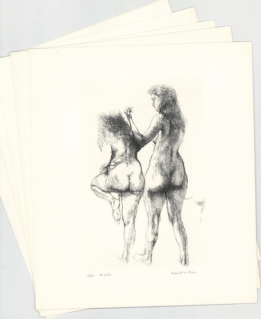 Herbert Fink (6) Etchings Signed (1 of 11)