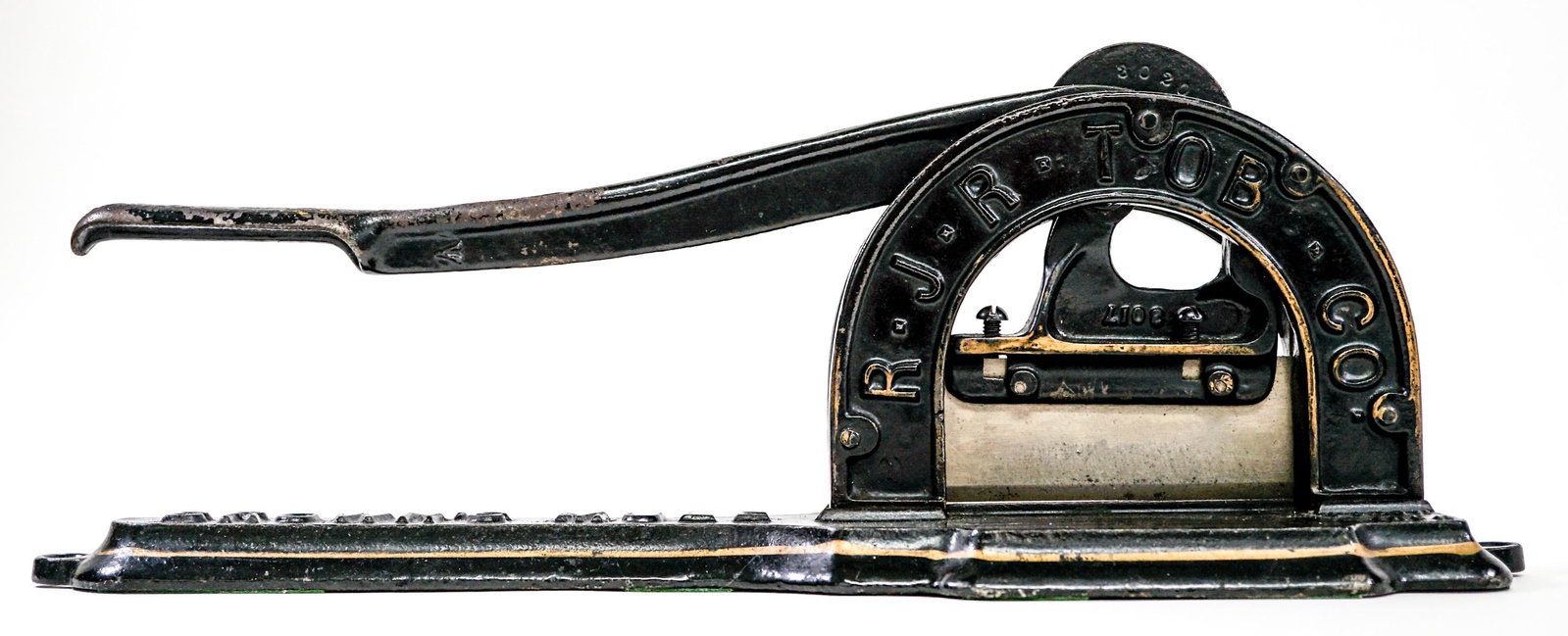 Brown's Mule Cigar Cutter: Brown's Mule Cigar Cutter. Measures 18.5 in. x 4.5 in. x 8 in. tall. If lot is absent of a condition report one may be requested via email. Condition report is provided as an opinion only and is no gu
