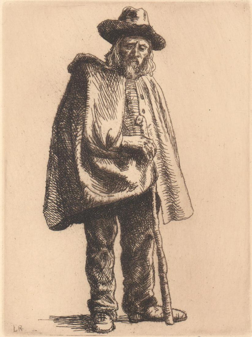 Lester Rosenfield Etching SCARCE [Shepherd]: SCARCE Lester Rosenfield (New York, 1866-?) etching pencil signed lower right. Image measures 4.675 in. x 3.5 in. Unframed, loose and not glued or mounted. If lot is absent of a condition report one m