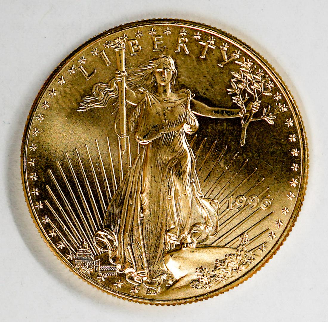 1996 Gold American Eagle 1 oz. U.S. $50 Coin (1 of 2)