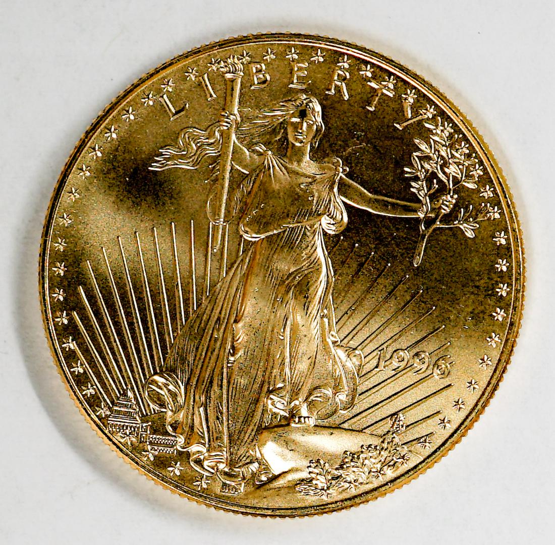 1996 Gold American Eagle 1 oz. U.S. $50 Coin (1 of 2)