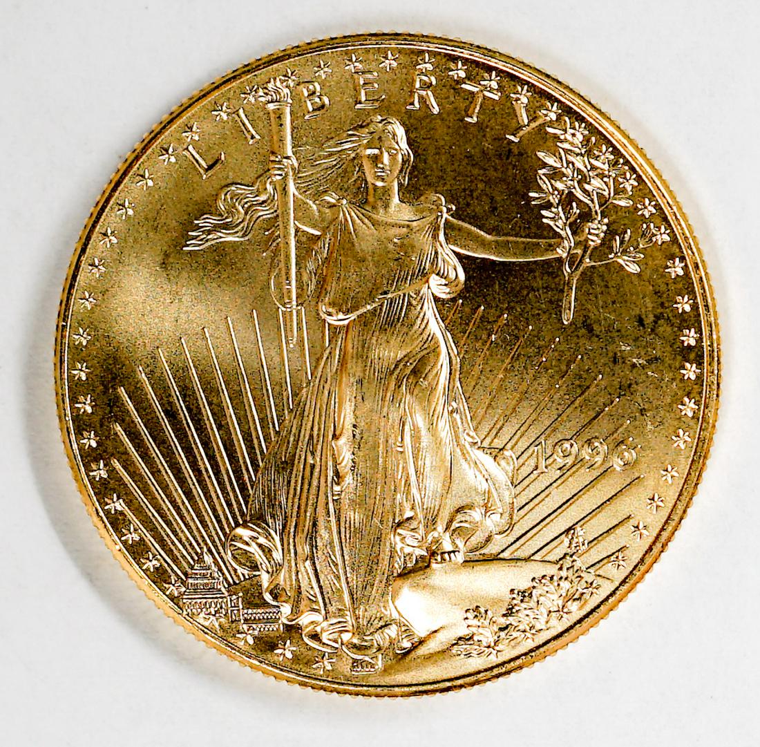 1996 Gold American Eagle 1 oz. U.S. $50 Coin (1 of 2)