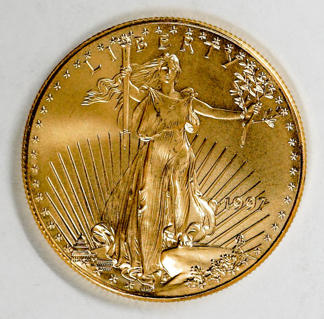 1997 Gold American Eagle 1 oz. Gold U.S. $50 Coin (1 of 2)