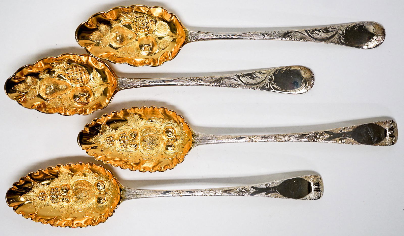 Georgian Sterling Berry Spoons (4) (1 of 5)