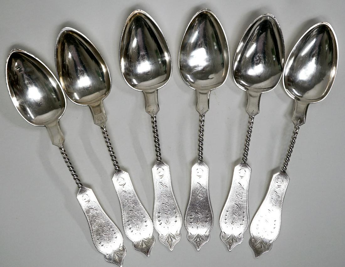 Duhme Coin Silver Spoons (6) (1 of 4)
