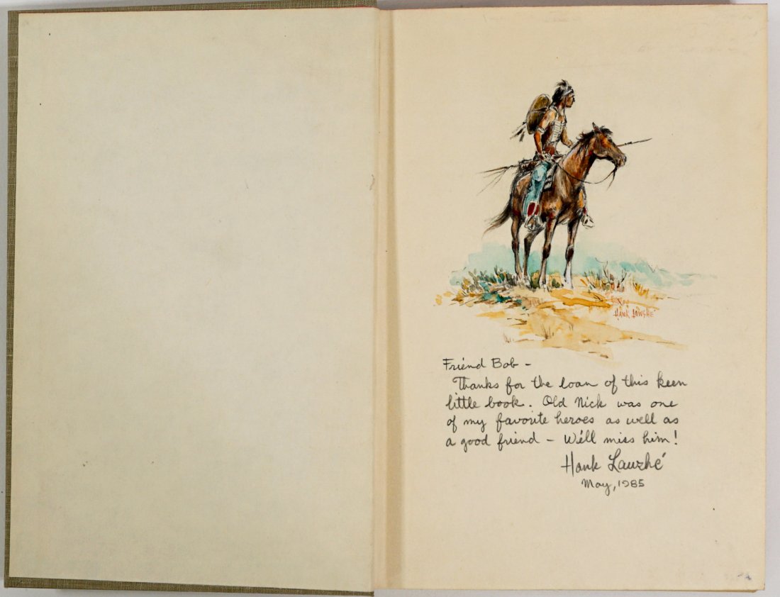 Hank Lawshe Original Watercolor 1985 [Native] (1 of 14)