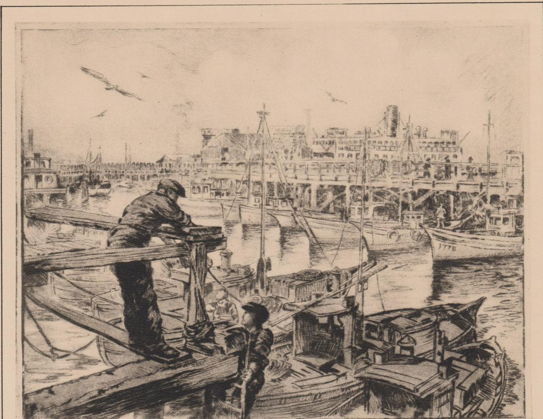 Leonard Sutton Wood Lithograph (1 of 4)