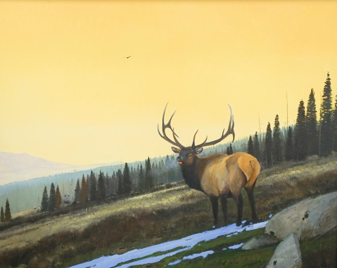 Nicholas Coleman Large Framed Oil Painting (1 of 7)