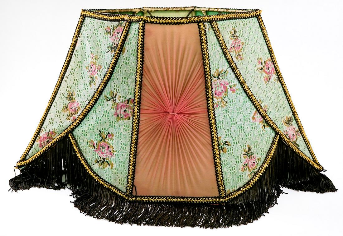 Vintage Silk Lamp Shade (1 of 5)
