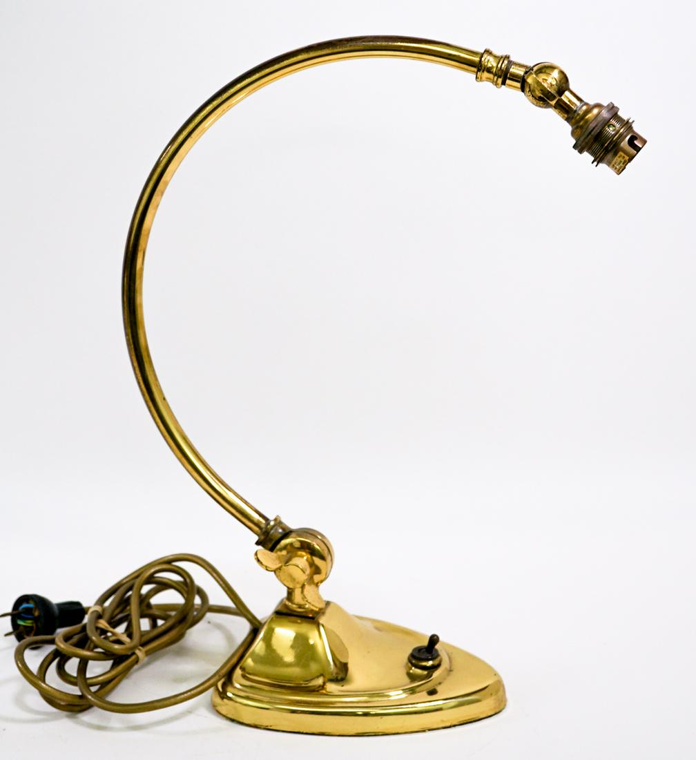 Vintage Brass Desk Lamp Base (1 of 9)