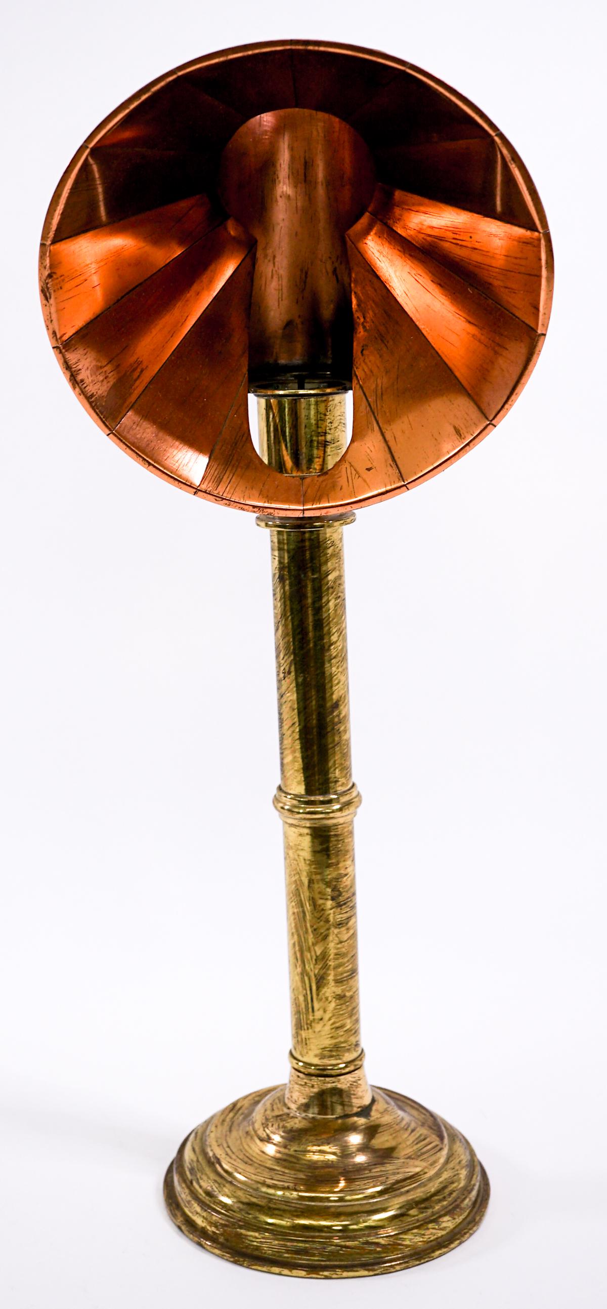 Copper and Brass Candlestick Holder (1 of 5)