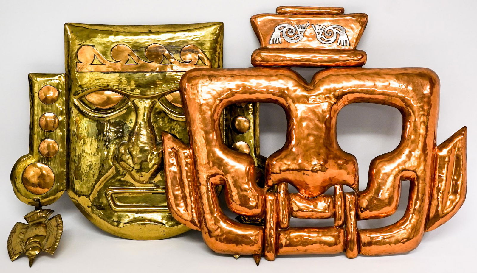 Peruvian Mixed Metal (2) Wall Plaques (1 of 5)