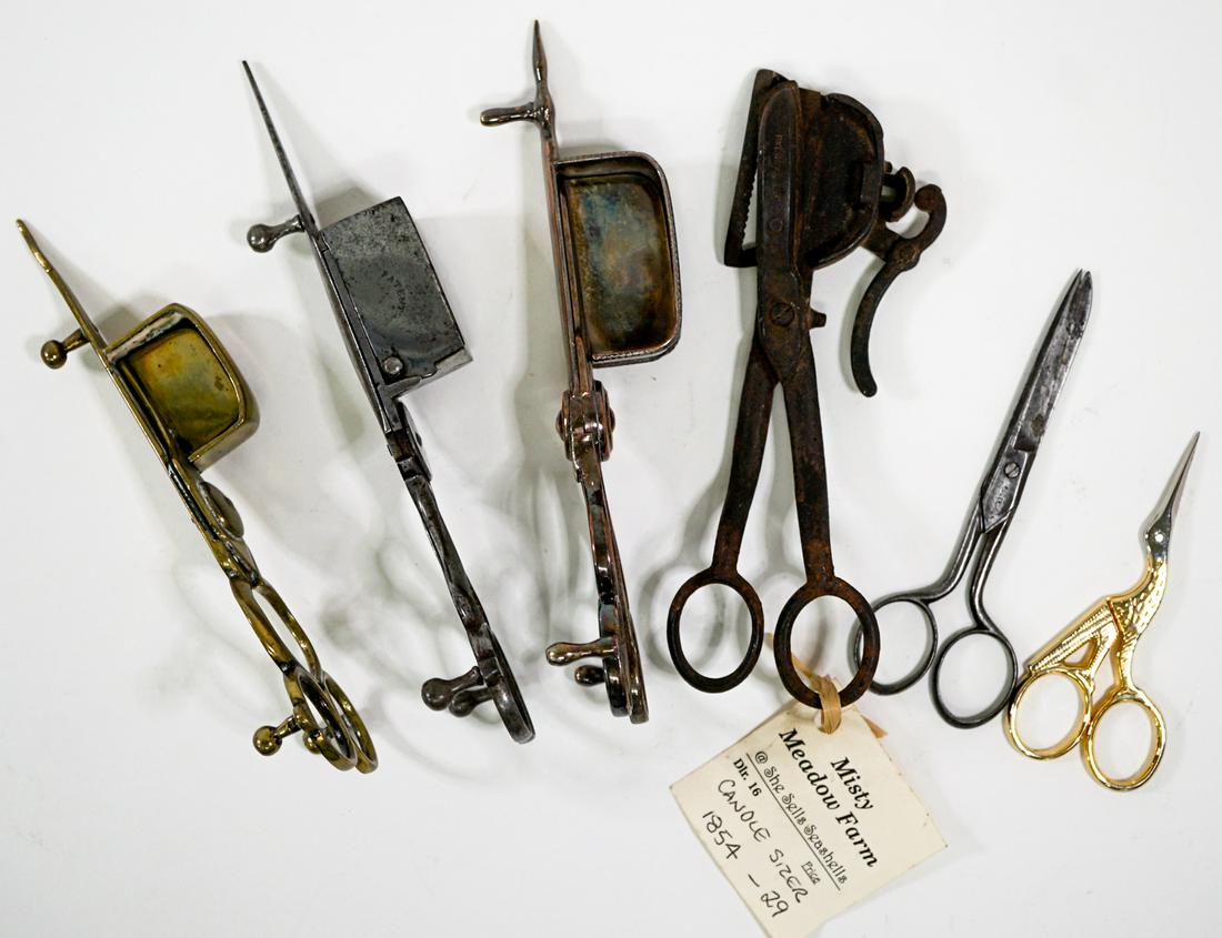 Antique and Vintage (6) Candle Snuffers and Sizers (1 of 4)