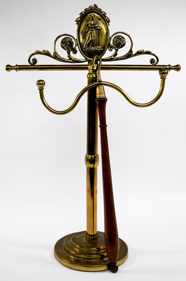 Brass Necklace Holder and Tie Rack (1 of 9)