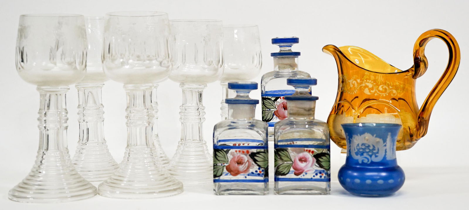 Antique (11) Glassware and Tableware (1 of 9)