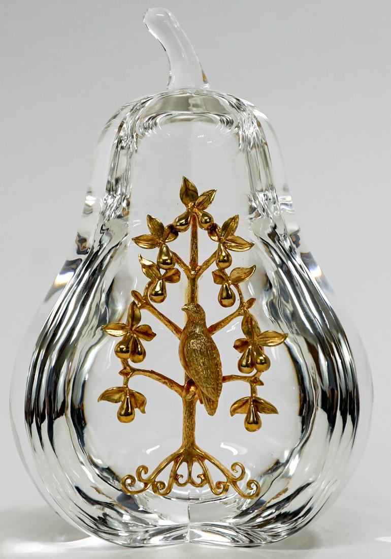 Steuben 'Partridge in a Pear Tree' 18k Gold (1 of 9)