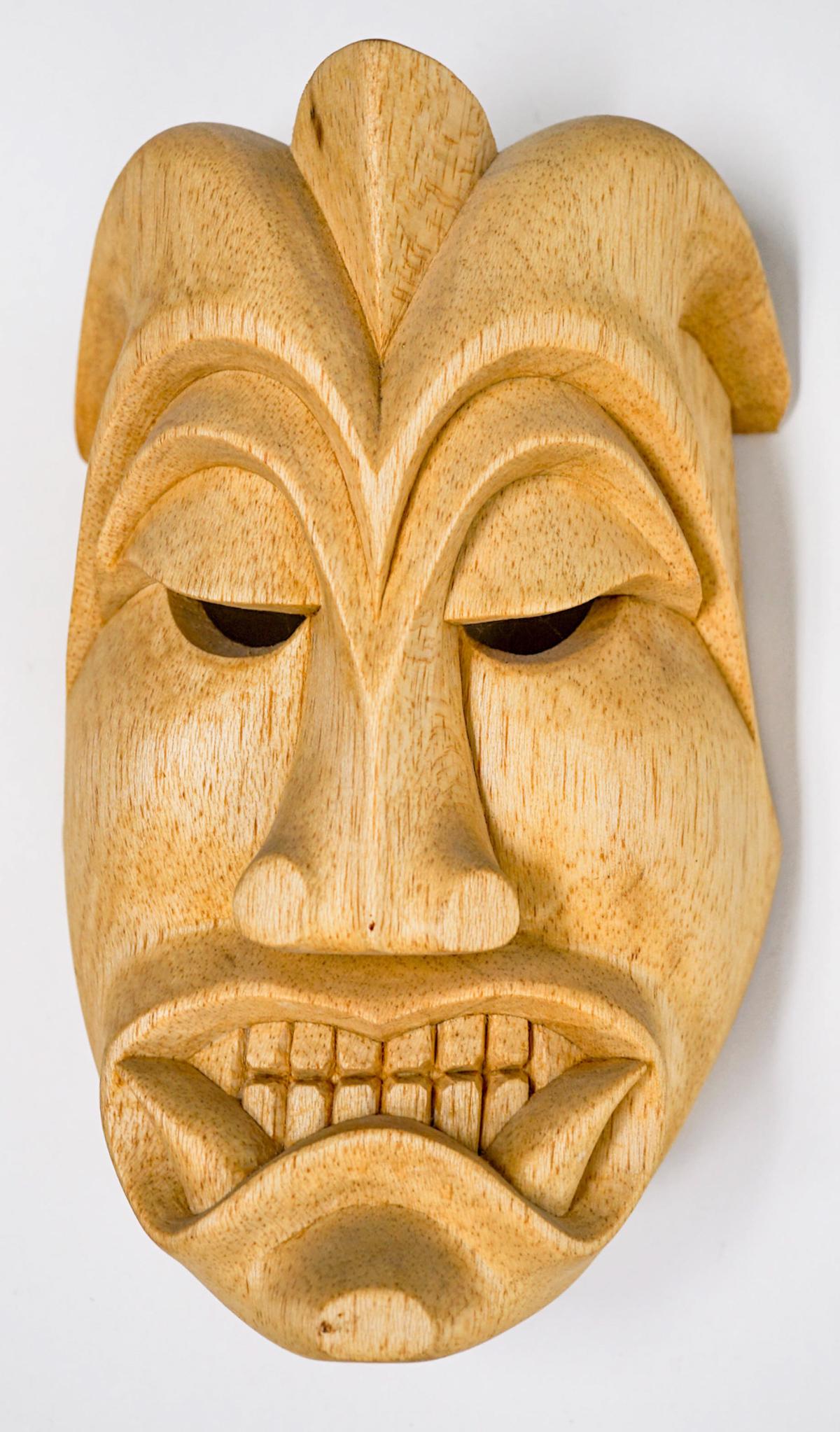 Carlos Rojas Arte Indigena Wood Mask 1996 (1 of 4)