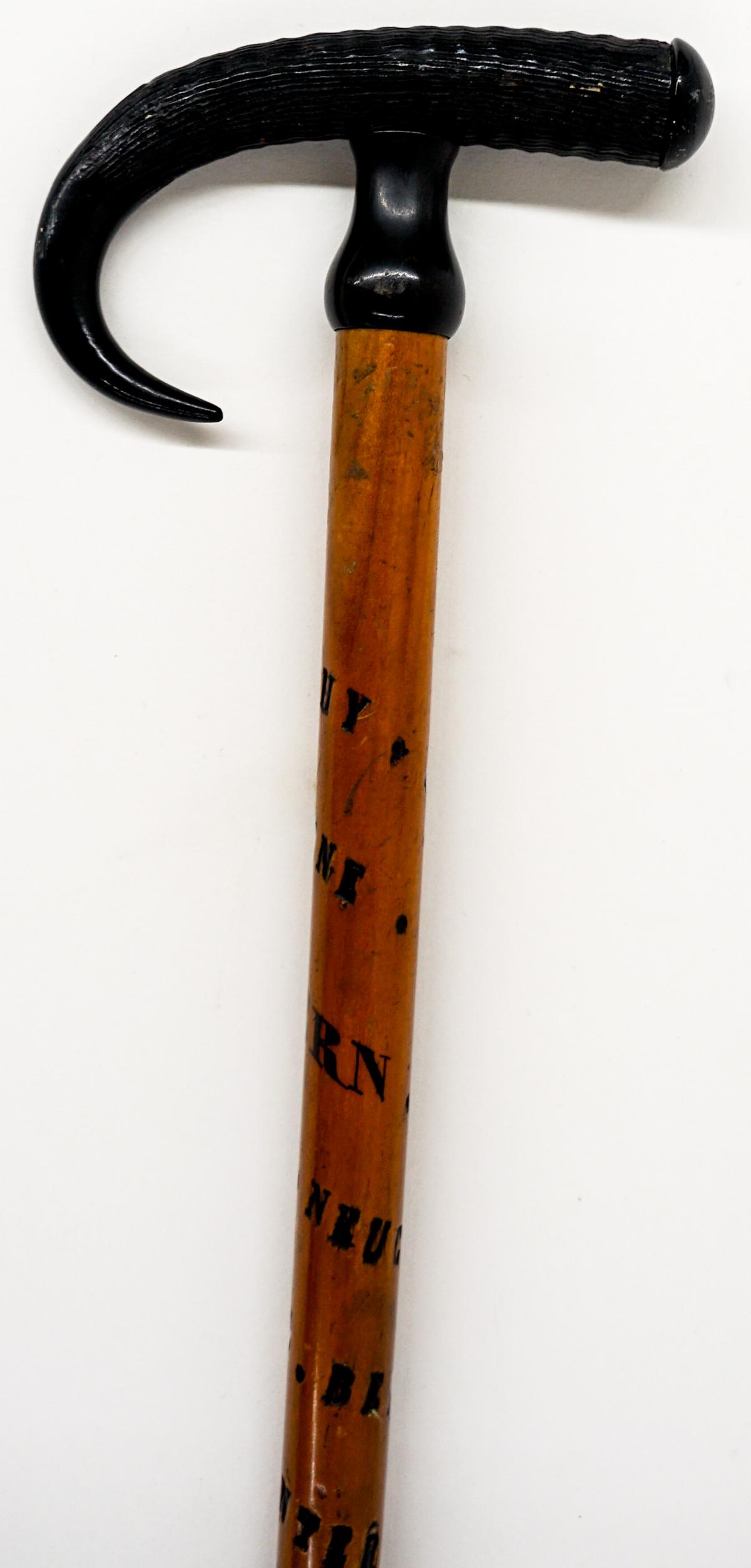 Vintage Wood Walking Stick [European Cities] (1 of 7)