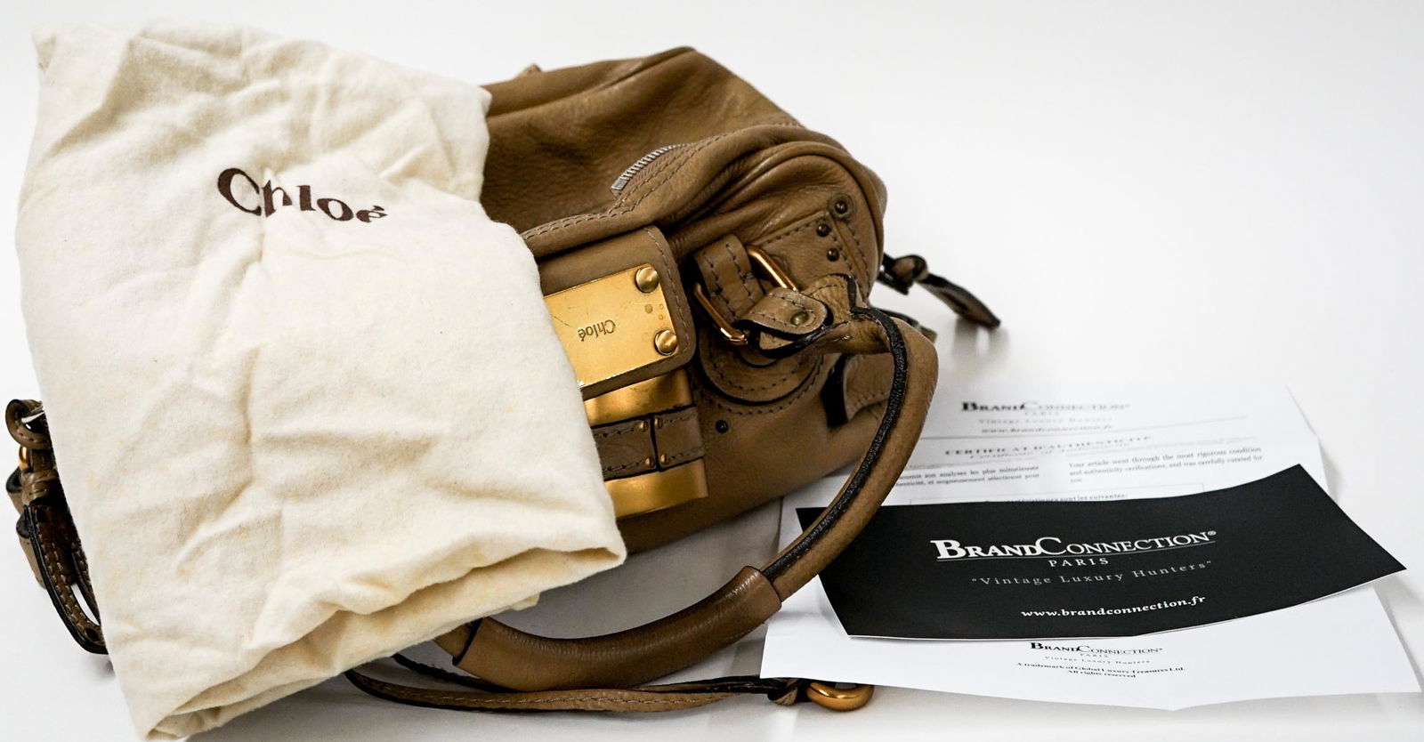 Chloe Paddington Lock Leather Tote COA (1 of 13)