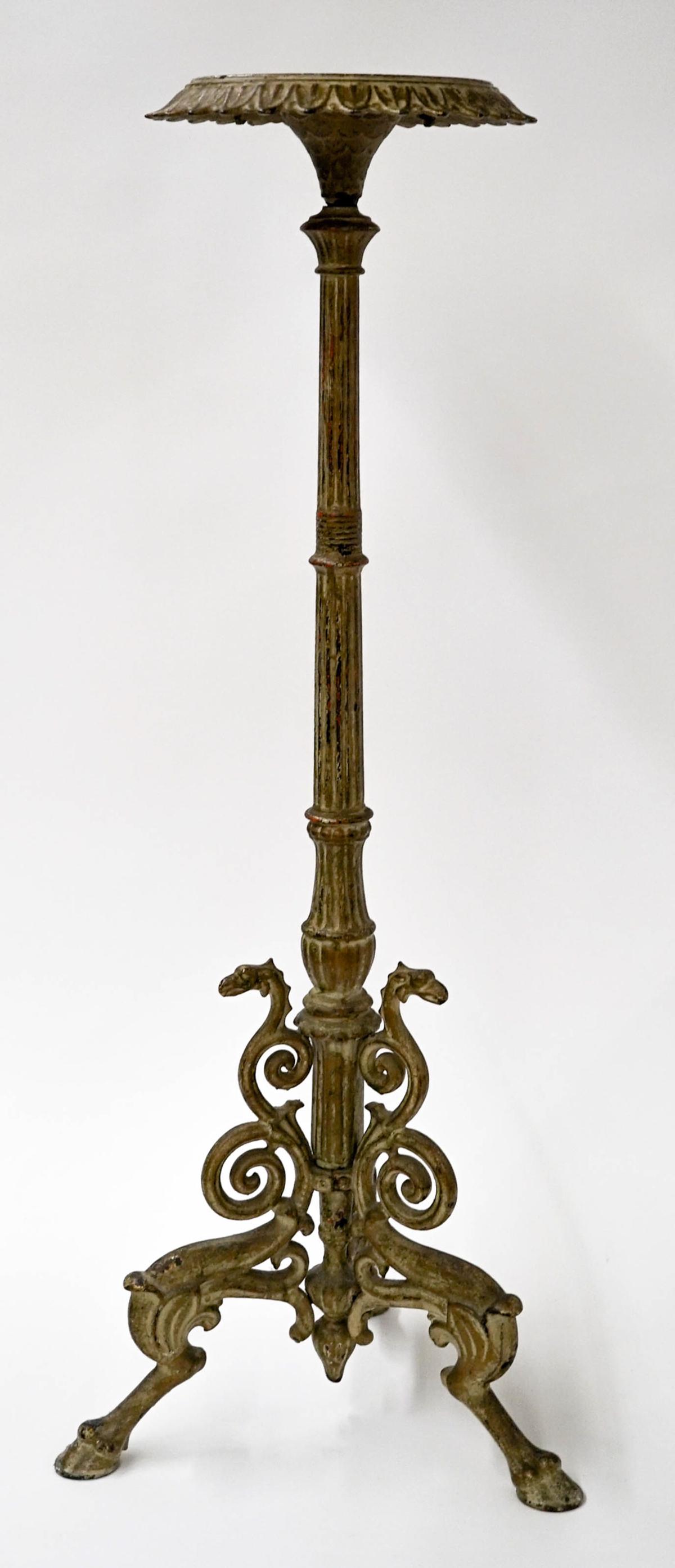 Cast Iron and Painted Plant Stand (1 of 5)