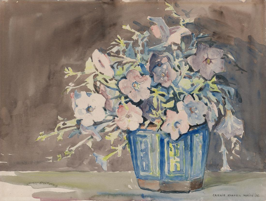 Carrie Harper White Original Watercolor [Flowers] (1 of 4)