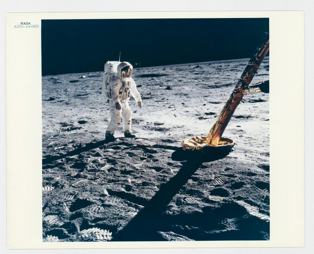 NASA Original Photograph Black Letter AS11-40-5902 (1 of 2)