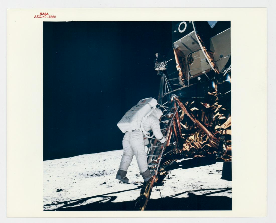 NASA Original Photograph Red Letter AS11-40-5868 (1 of 2)