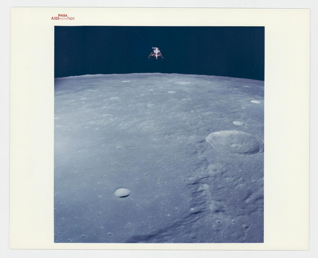 NASA Original Photograph Red Letter AS12-51-7506 (1 of 2)