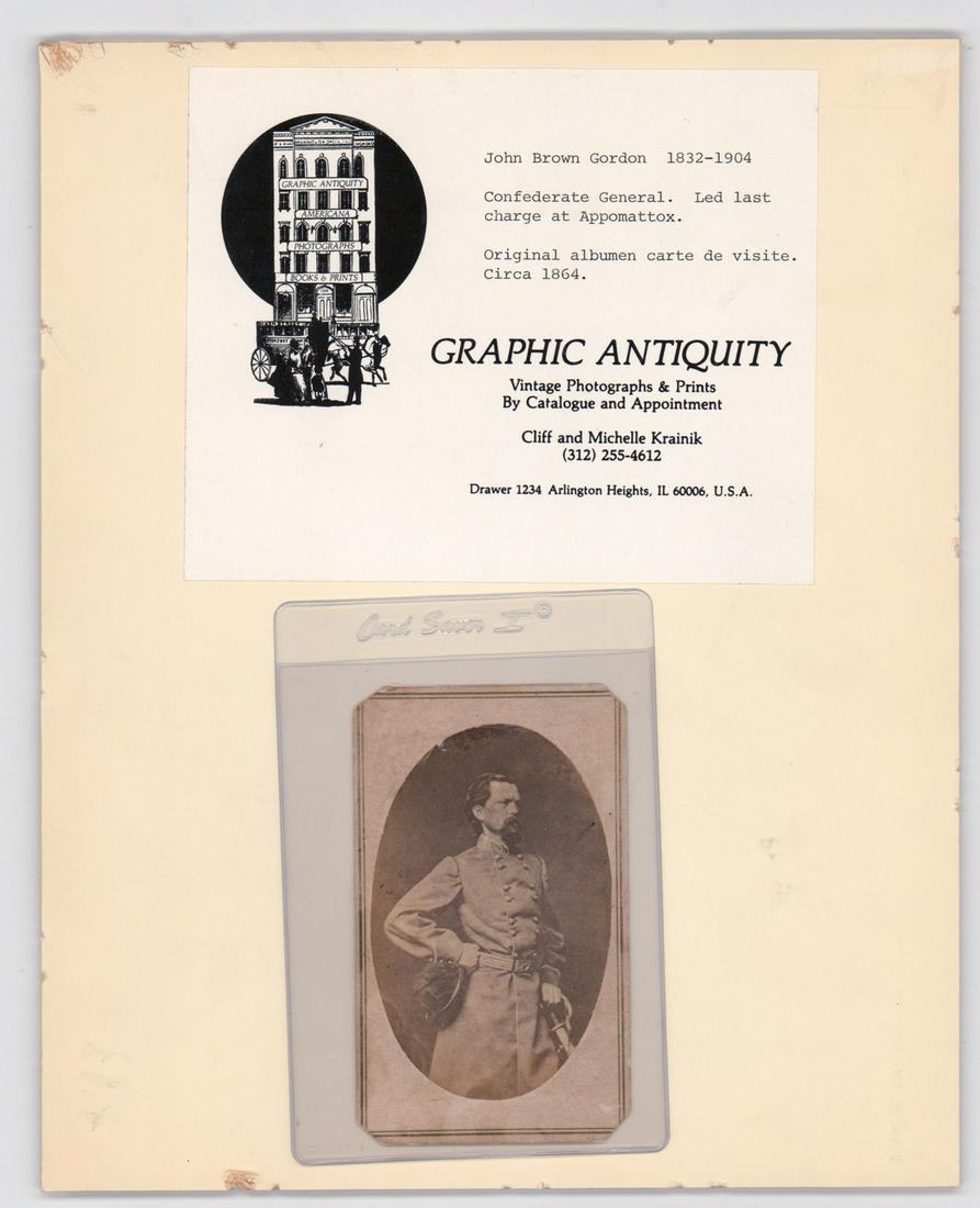 John Brown Gordon Carte de Visite (1 of 4)