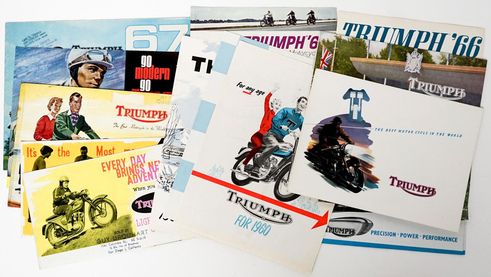 Triumph Motorcycle Vintage Brochures (14) (1 of 5)