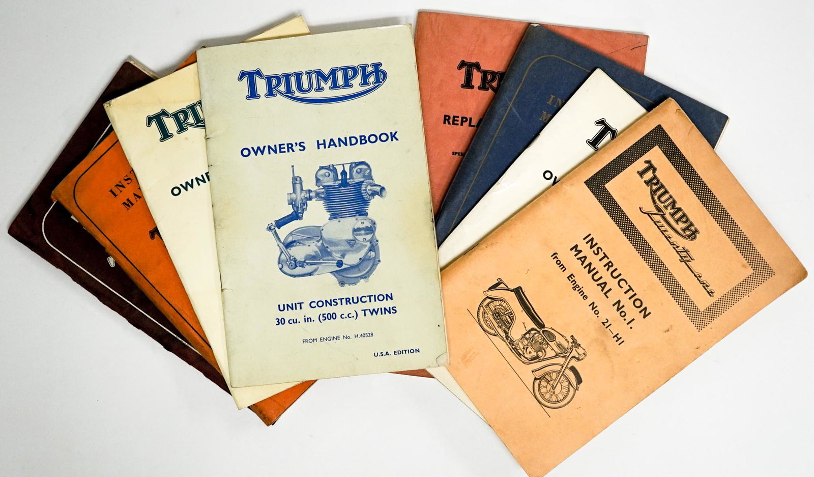 Triumph Motorcycle Instruction Manuals and more (1 of 5)