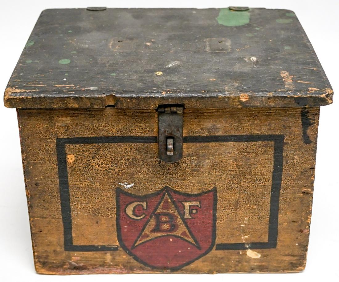 Antique Folk Art Ballot Box (1 of 9)