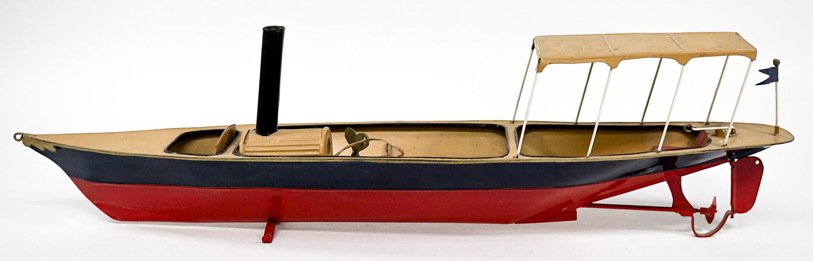 Vintage Tin Wind-Up Boat (1 of 4)