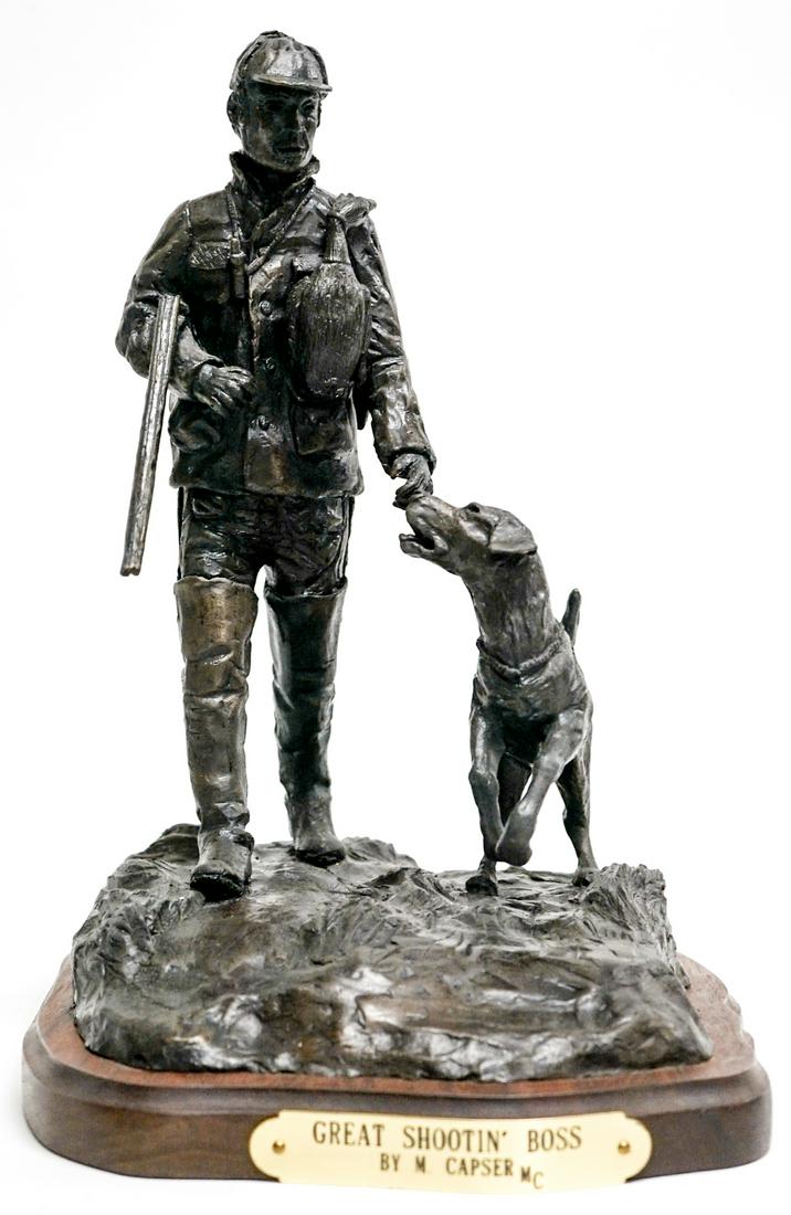 Bronze 'Great Shootin' Boss' by M. Casper [Dog] (1 of 8)
