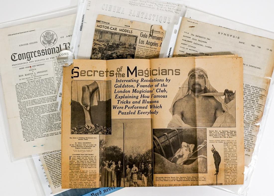 Tod Browning (Film Director) Memoribila (1 of 5)