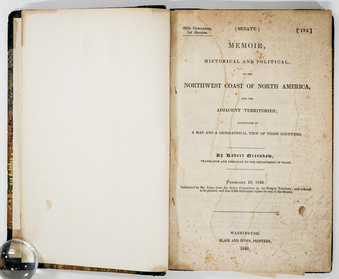 Northwest Coast of North America 1840 (1 of 8)