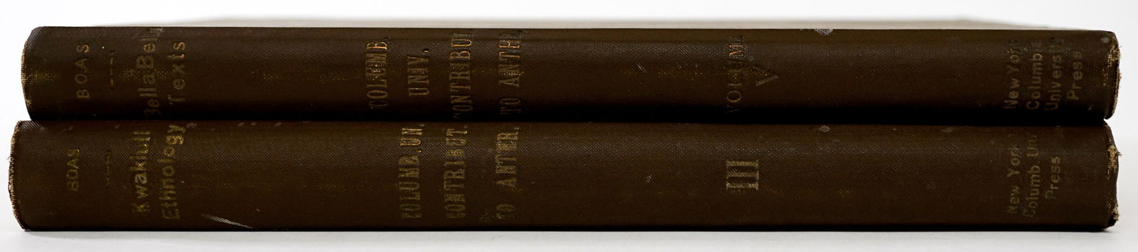 Franz Boas (2) Books [Native American] (1 of 9)