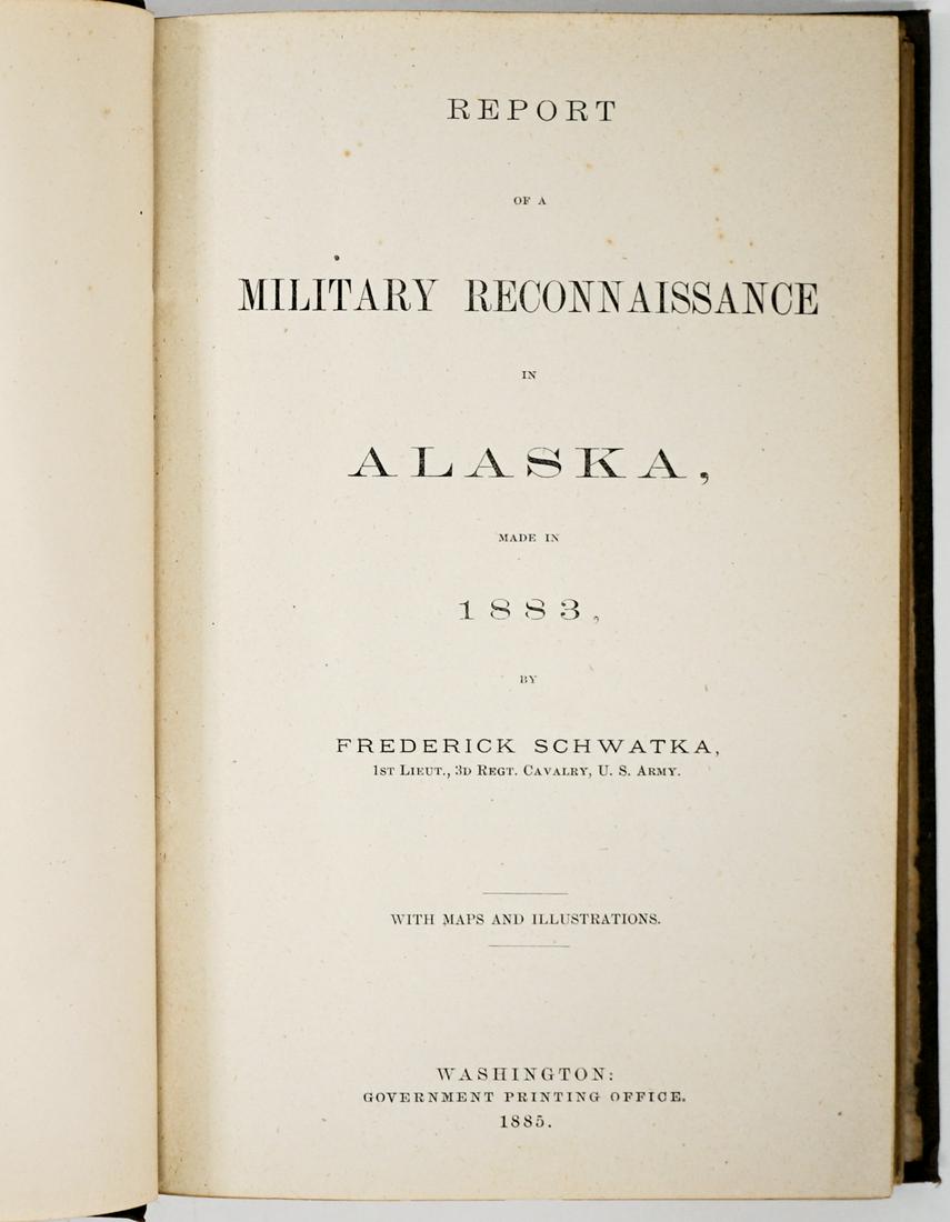 Report Military Reconnaissance in Alaska 1883 (1 of 13)