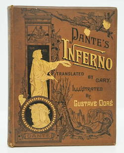 Dante's Inferno by Dante Alighieri; Dore: Dante's Inferno by Dante Alighieri and illustrations with the designs of M. Gustave Dore. 70 full page illustrations plus frontispiece. New Edition, undated. Cassell, Petter, Galpin and Co. New York,