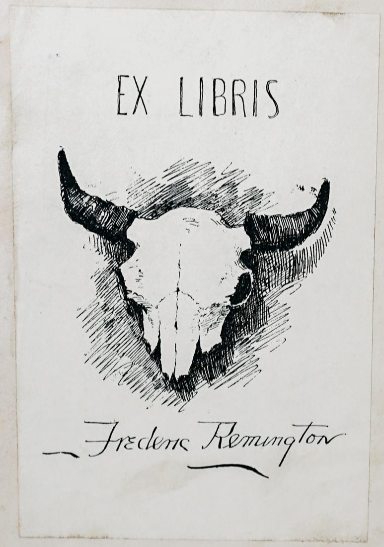 Frederic Remington Bookplate [Senate Reports] (1 of 16)