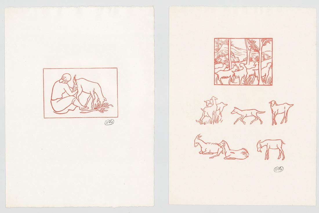 Aristide Maillol Woodcuts [Goats, Les Georgiques] (1 of 5)