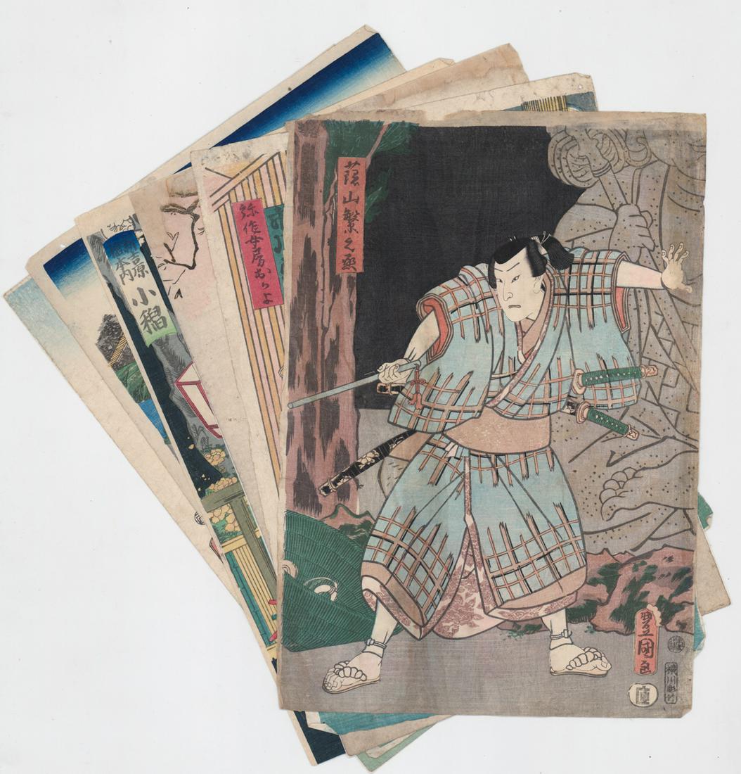 Toyohara Kunichika Color Woodcuts [Japan] (1 of 7)