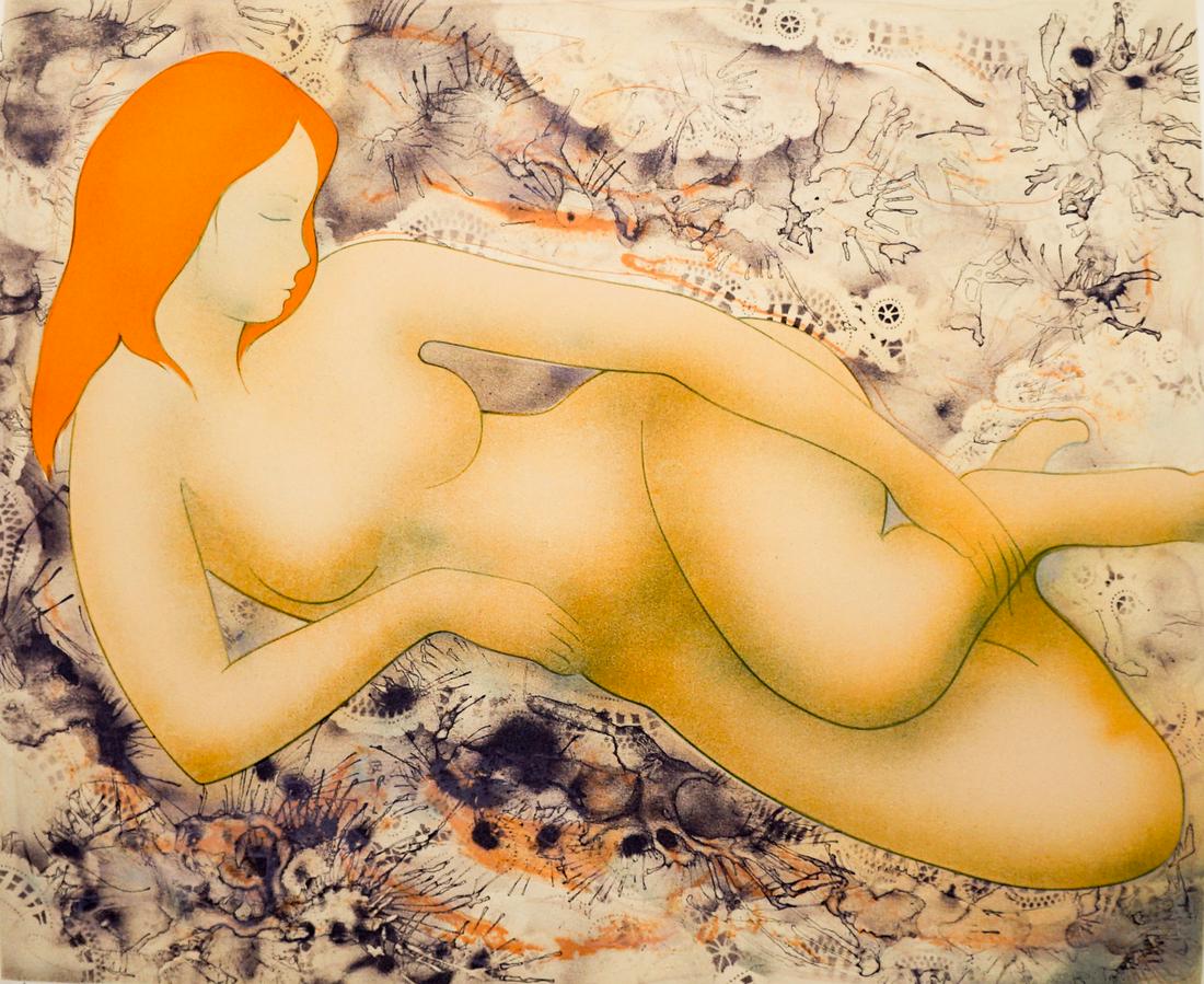 Alain Bonnefoit Lithograph [Nude] (1 of 5)